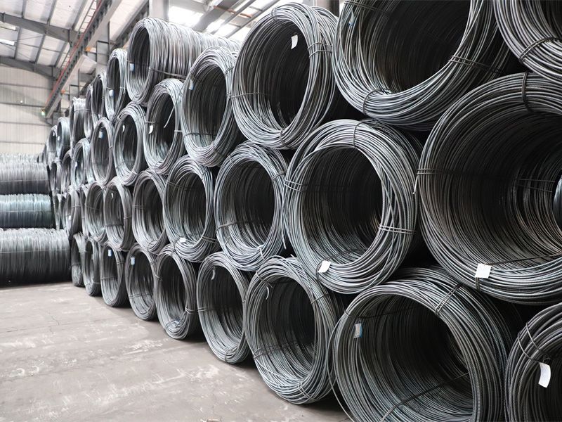 歐洲客戶考察鼎鼎冷軋帶肋鋼筋CRB550